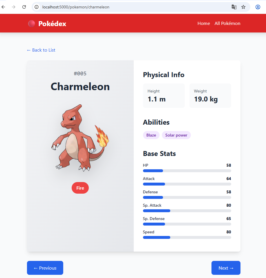 Screenshot: Vista detallada completa